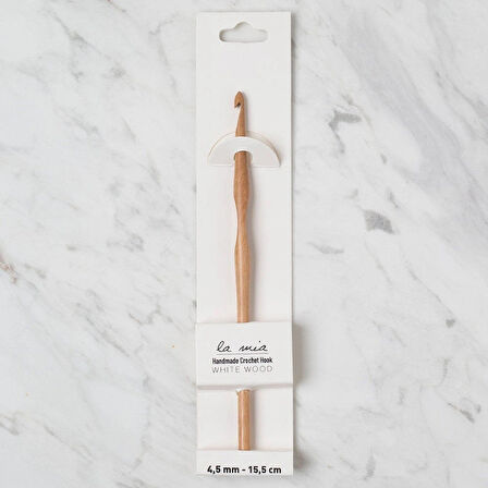La Mia Whitewood 4.5 Mm 15.5 Cm Ahşap Yün Tığ