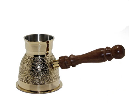 Leyloş Pirinç Cezve 4'' İnç Model 5