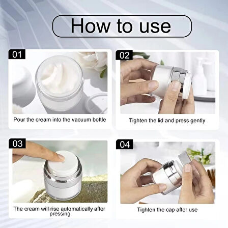 Leyloş Hava Almayan Losyon Kavanozu 50 Ml