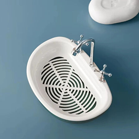 Leyloş Lavabo Şeklinde Sabunluk
