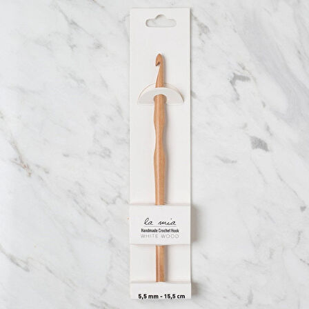 La Mia Whitewood 5.5 Mm 15.5 Cm Ahşap Yün Tığ