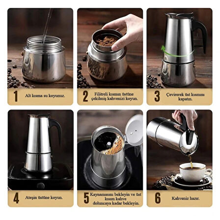 Leyloş Espresso Maker (moka Pot) 9 Fincan