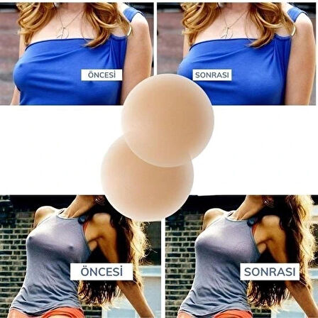 Buffer® Silikon Göğüs Ucu Kapatıcı Gizleyici Bant Aparat  Nipple Pad