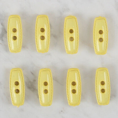 Loren Crafts Sarı 8 Li Çoban Düğmesi - 77