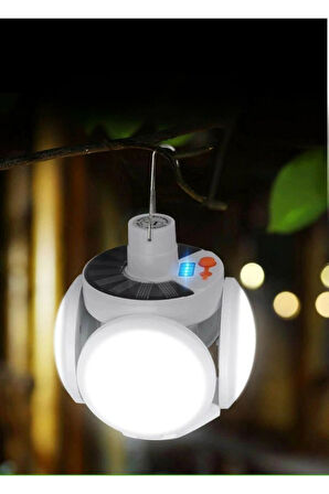 Leyloş Solar 5 Kanatlı Kamp Lambası