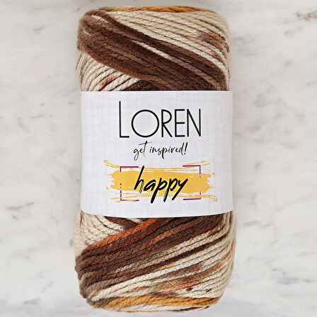 Loren Happy Ebruli El Örgü İpi - Rh007 - 34292