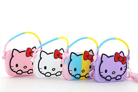 Leyloş Hello Kitty Silikon Çanta