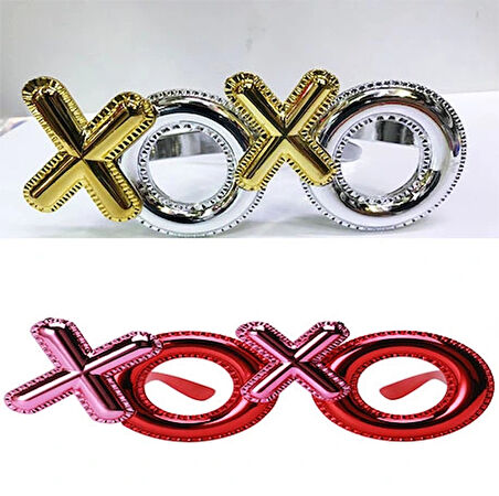 Leyloş Xoxo Parti Gözlüğü 2 Renk 2 Adet