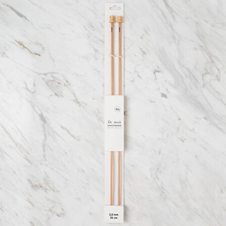 La Mia Whitewood 3.5 Mm 36 Cm Ahşap Örgü Şişi