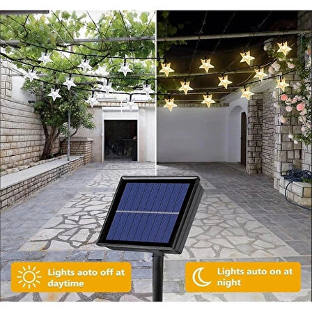 Leyloş Solar 8 Fonksiyonlu 7 Metre 30 Yıldız Led