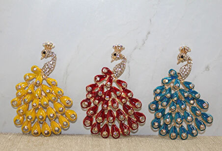 Leyloş Swarovski Taşlı Magnet Model 4
