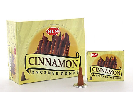Leyloş Cinnamon Aromalı Konik Tütsü