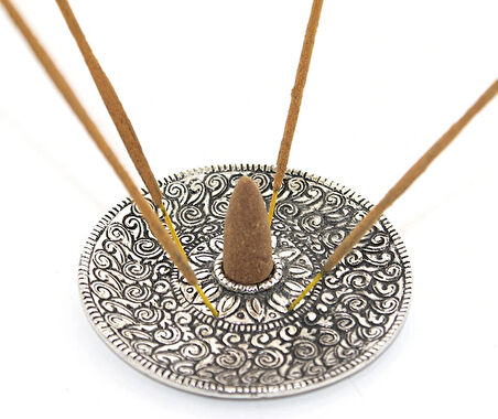 Leyloş Metal Yuvarlak Tütsülük Model 3