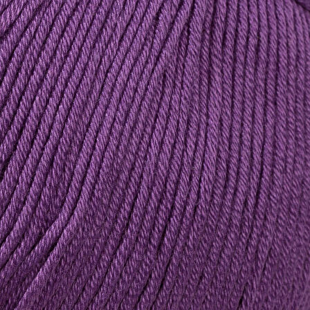 La Mia Mercerized Cotton Koyu Mor El Örgü İpi - 59 - 33593