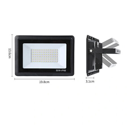 Leyloş Ultra Slim Projektör Dış Mekan Led Işık