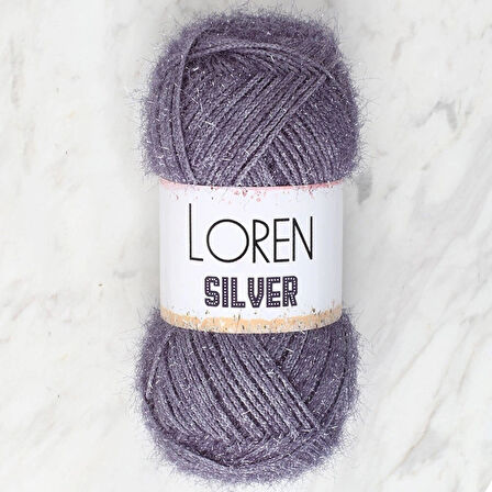 Loren Silver Antrasit El Örgü İpi - Rs0036 - 34098