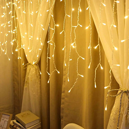 Leyloş 4 Metre 16 Saçak Led