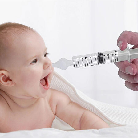 Buffer® Yeniden Kullanılabilir, Manuel Burun Temizleyici 10ml Kapasiteli Burun Açıcı Şırınga