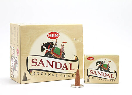 Leyloş Sandal Aromalı Konik Tütsü