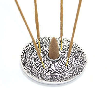 Leyloş Metal Yuvarlak Tütsülük Model 5