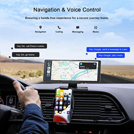 Leyloş Çift Lens Kameralı Apple Ve Android Carplay