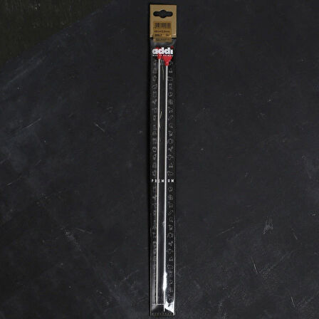 Addı Kalpli 3mm 40cm Klasik Alüminyum Örgü Şişi -