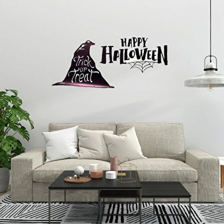 Leyloş Happy Halloween Temalı Duvar Stickerı