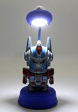 Leyloş Transformers Masa Üstü Lamba Usb Şarjlı Optimus Prime Model
