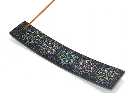 Leyloş Obsidian Taşı Kayık Tütsülük Model 3