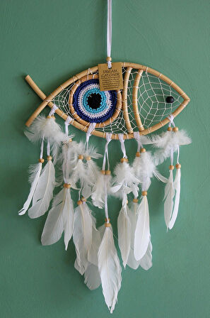 Leyloş Rüya Kapanı Dream Catcher Balık Tasarımı