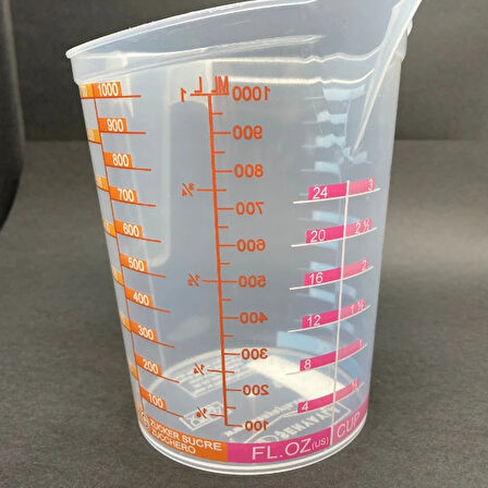 Leyloş Özel Ölçü Kabı 1 Litre