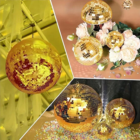 Buffer®1 Metre Uzunluğunda Gold Renk Aynalı Mozaik Taşlı Dekor Bandı 4 Cm X 1 Mt
