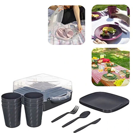 Leyloş 6 Kişilik Piknik Seti
