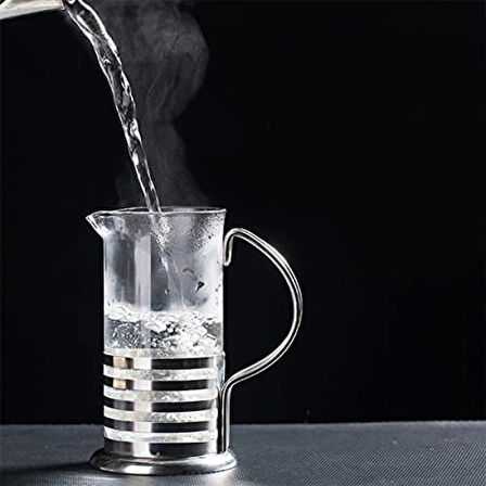 Leyloş Paslanmaz Çelik Gövdeli French Press Kahve Ve Çay Demleme Aparatı