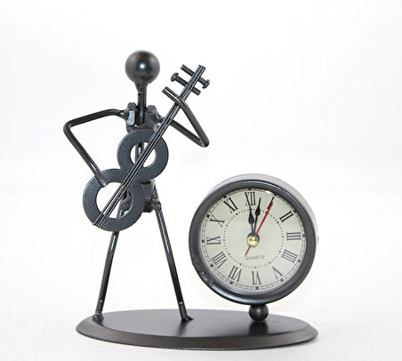 Leyloş Metal Müzisyen Saat Model 2