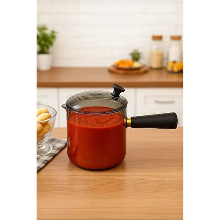 Leyloş 550 Ml Akasya Cam Cezve