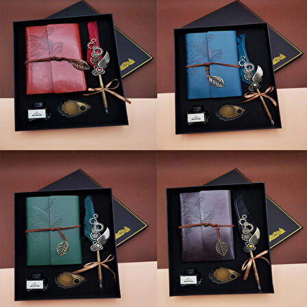 Leyloş Mürekkepli Kalem Defter Seti