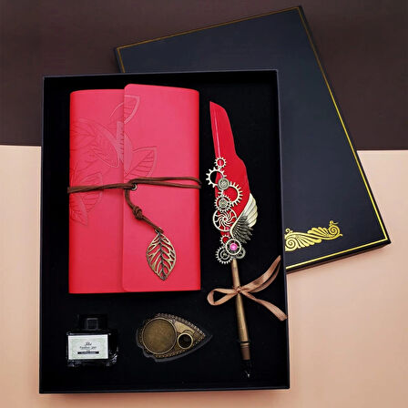 Leyloş Mürekkepli Kalem Defter Seti