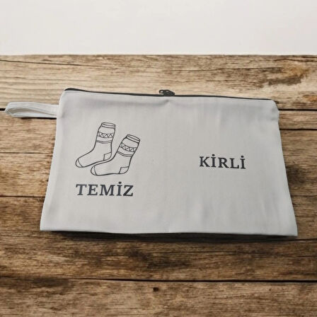 Leyloş Baskılı Kirli-temiz Seyahat (çorap) Torbası