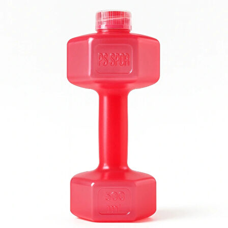 Leyloş Kırmızı Dambıl Suluk 500 Ml