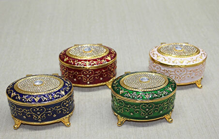 Leyloş Swarovski Taşlı Kutu Model 4