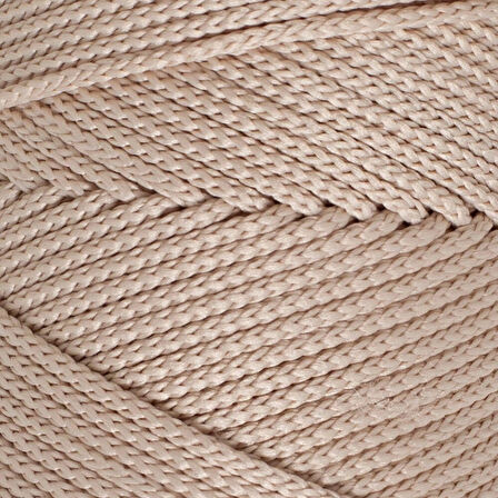 Loren Polyester Soft Macrame Taş Rengi El Örgü İpi - Lm005 - 34428