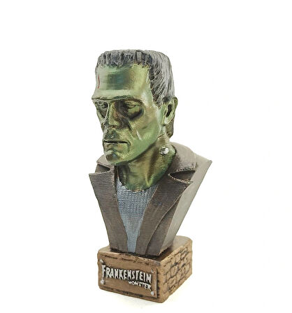 Leyloş Polyester Frankestein Büst Büyük Boy