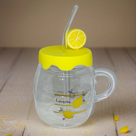 Leyloş Limon Tasarımlı Kupa Bardak