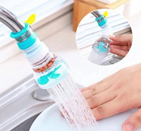 Leyloş Oynar Başlıklı  Pervaneli Taşlı Musluk Başlığı