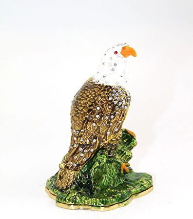 Leyloş Swarovski Taşlı Tekli Kartal