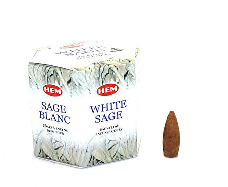 Leyloş White Sage Aromalı Geri Akış Tütsü