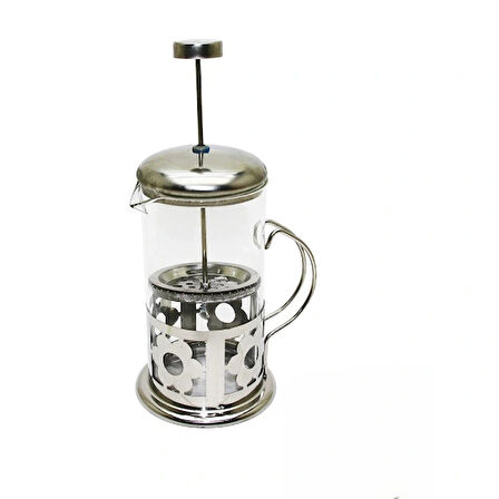 Leyloş Çelik Kulplu Cam French Press - 350 Ml
