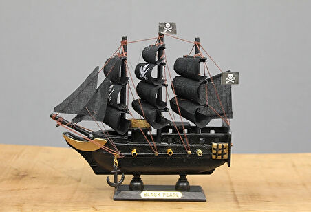 Leyloş Ahşap Korsan Gemisi 15x15 Cm