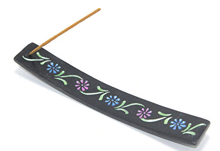Leyloş Obsidian Taşı Kayık Tütsülük Model 4